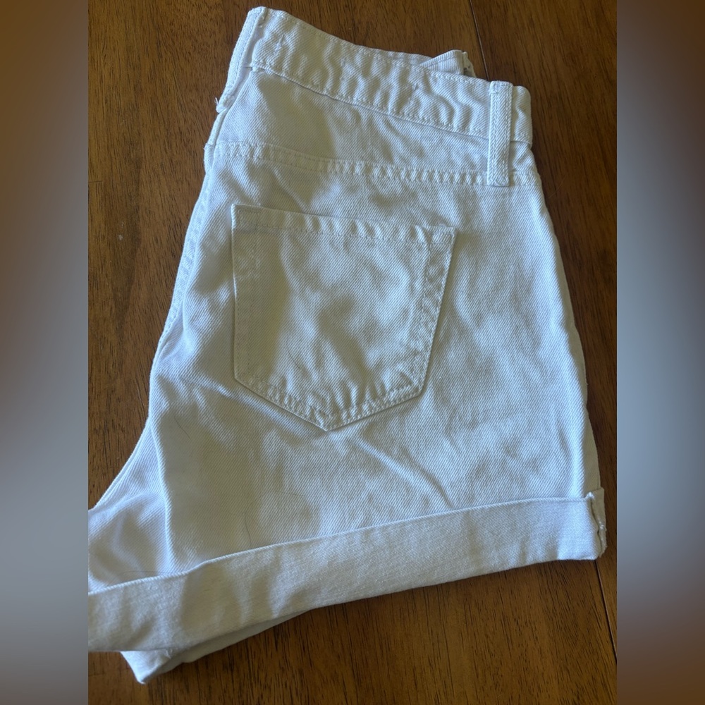 Wild Fable White Jean Shorts Classic Denim Style